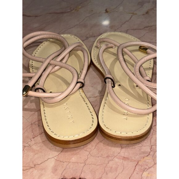 Amanu Kilimanjaro Sandals in Blush 39 New with Box Womens Wrap Flats - Picture 10 of 16